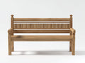 Bancos de jardín de madera 135 x 56 x 84 cm - natural - diseño clásico
