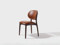 Sillas de comedor marrón 50 x 52 x 80 cm - con asiento tapizado - diseño moderno